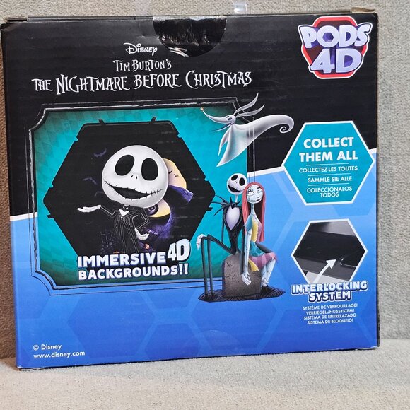 PODS 4D Disney Jack Skellington Unique Connectable Collectable Bobble-head - Picture 2 of 5